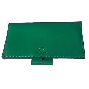 Barkgaard Check Book Genuine Leather